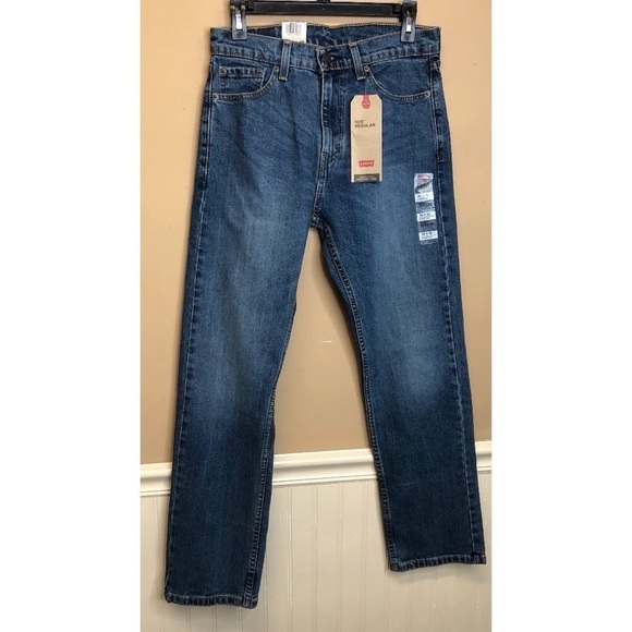 Levi 505 Straight Leg Jeans Size 30x30 NWT - Picture 1 of 3